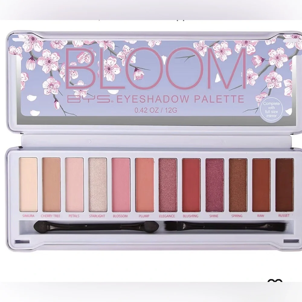 Bloom Eyeshadow Palette by — Pink & Neutral Shades